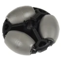 Interroll Roller Track with 48 mm Ball Diameter Alloy Steel Spindle Mount 6mm Flange Length 6mm Flange Width 2570