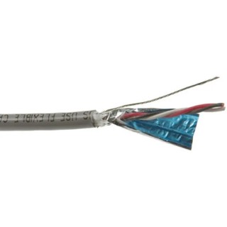 Alpha Wire XTRA-GUARD FLEX Series Multi-Core Industrial Cable 3 Cores 30 m Grey Sheath Polyvinyl Chloride 300V 86103CY SL005