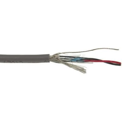 Alpha Wire Multi-Core Industrial Cable 2 Pairs 2 Cores 30 m 300V Polyvinyl Chloride Jacket Grey 86202CY SL005