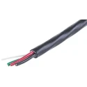 Alpha Wire XTRA-GUARD 2 Control Cable, 3 Cores, 0.35mm² 22 AWG, Unscreened, 30 m, Black Polyvinyl Chloride Sheath 25003 BK005
