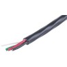 Alpha Wire XTRA-GUARD 2 Control Cable, 3 Cores, 0.35mm² 22 AWG, Unscreened, 30 m, Black Polyvinyl Chloride Sheath 25003 BK005