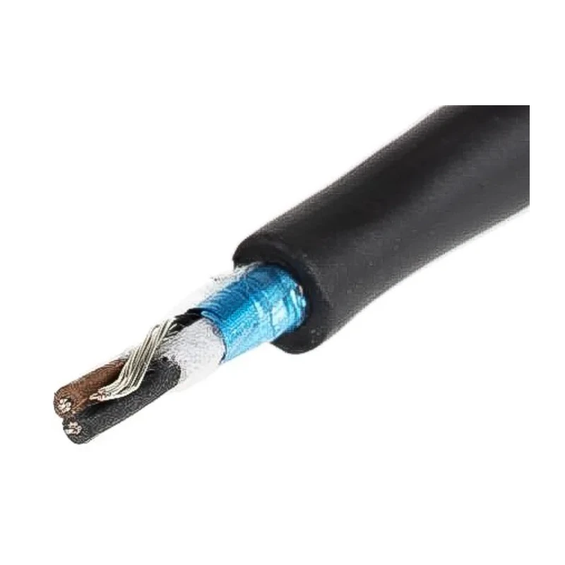 Alpha Wire XTRA-GUARD 2 Control Cable 2 Cores 0.81mm² 18 AWG Screened Armoured 300V 30m Polyvinyl Chloride Jacket 25382 BK005