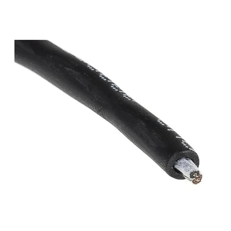 Alpha Wire XTRA-GUARD 2 Control Cable, 2 Cores, 0.23mm² 24 AWG, Screened, Armoured, Polyvinyl Chloride Black 25092 BK005