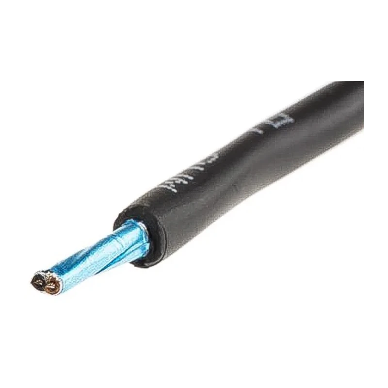 Alpha Wire XTRA-GUARD 2 Control Cable, 2 Cores, 0.23mm² 24 AWG, Screened, Armoured, Polyvinyl Chloride Black 25092 BK005