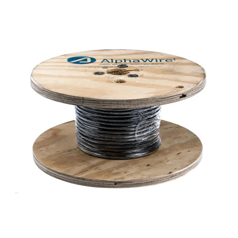 Alpha Wire XTRA-GUARD 2 Series Data Cable 2 Pairs 4 Cores 30 m Black Polyurethane Sheath 300V 25272 BK005