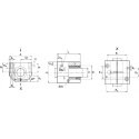 Bosch Rexroth Bearing Unit with 20mm Bore, Aluminium Housing, 2-Bolt Base Mount, Series R1035 R103562020