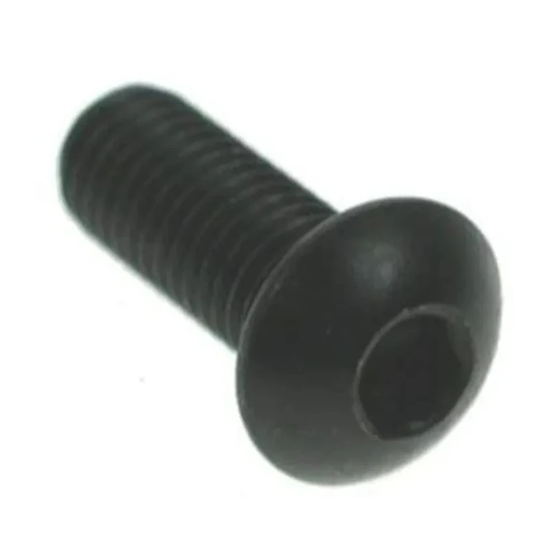 RS PRO Black Steel Hex Socket Button Screw M10 x 40 mm 10.9 Grade 193-3408