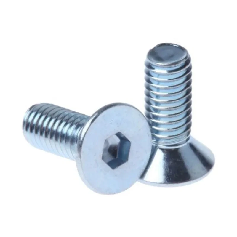 RS PRO Bright Zinc Steel Hex Socket Countersunk Screw M16 x 45 mm 193-3415