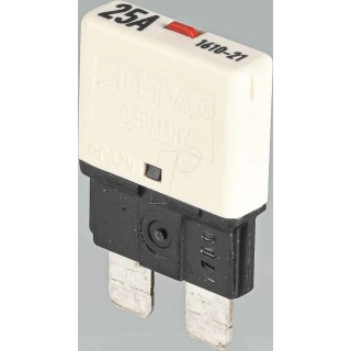 ETA Thermal Circuit Breaker 25A Current Rating 1-Pole 32V AC 48V DC 1610-21-25A