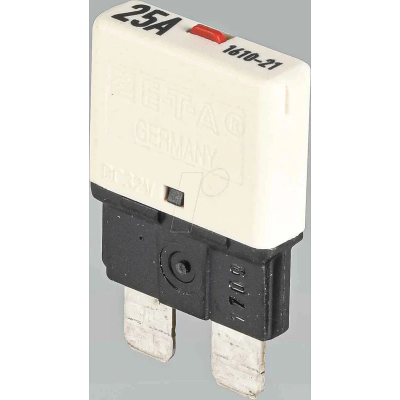 ETA Thermal Circuit Breaker 25A Current Rating 1-Pole 32V AC 48V DC 1610-21-25A
