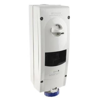 Scame Wall Mount Residual Current Device 16A 230V IP67 Blue 2P+PE ADVANCE 2 
