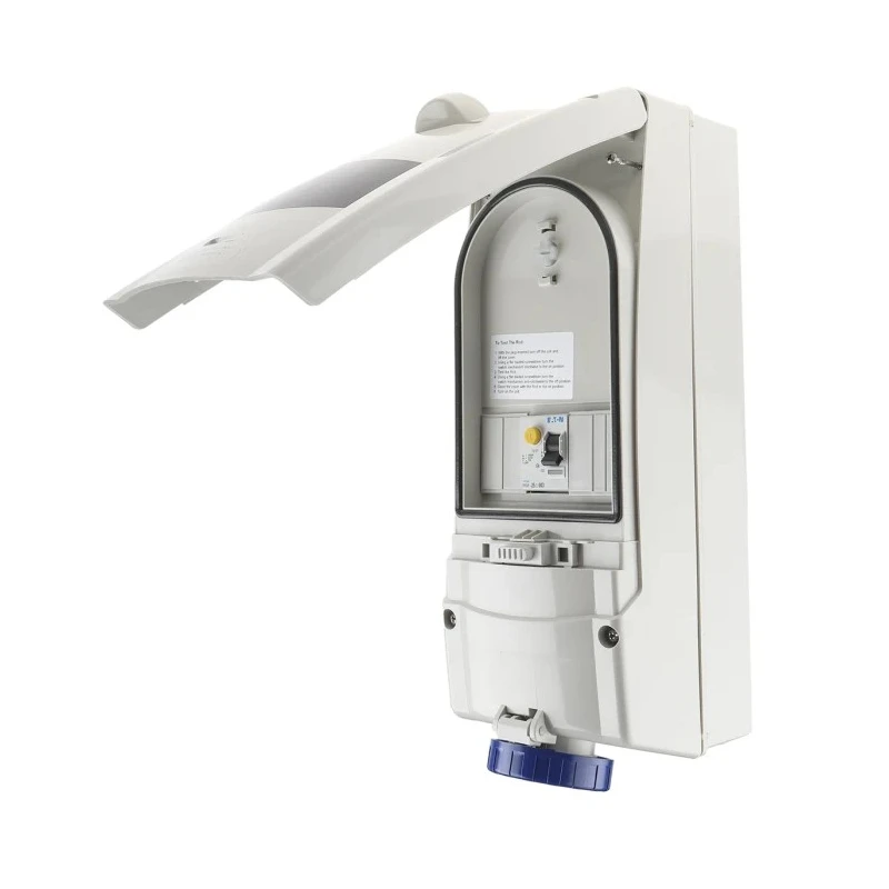 Scame Wall Mount Residual Current Device 16A 230V IP67 Blue 2P+PE ADVANCE 2 
