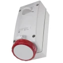 Scame Socket Switchable IP67 Industrial Interlock 3+E Pole, Earthing Position 6h Straight, 32A, 415V IP67