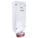 Scame Socket Switchable IP67 3+N+E Earthing Position 6h Straight Industrial Interlock 63A 415V IP67 5616387