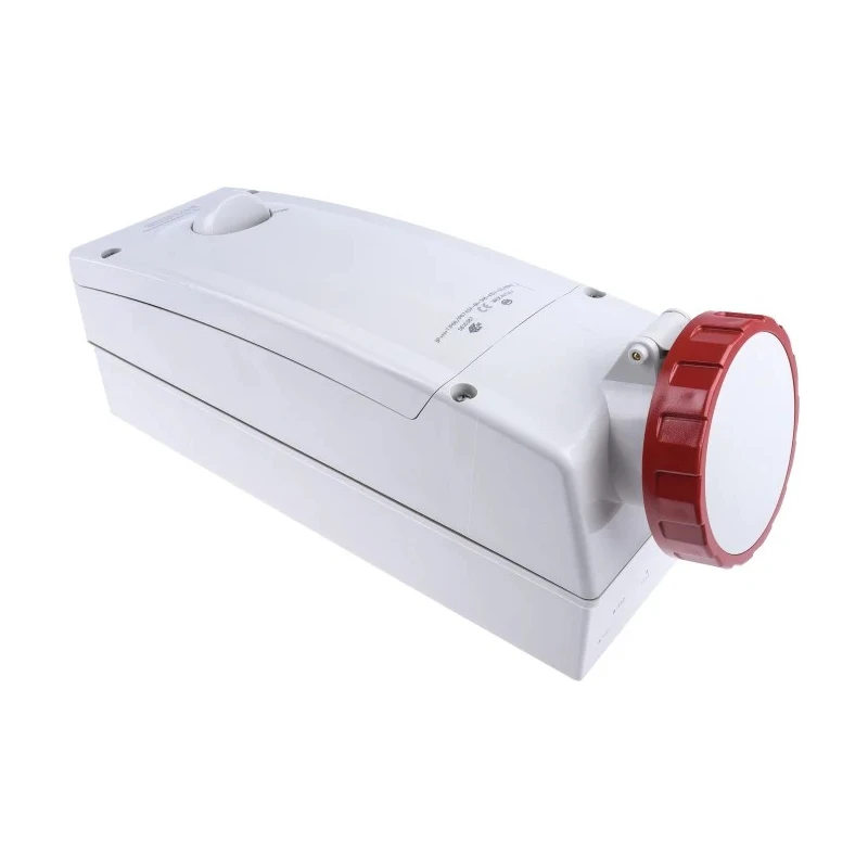 Scame Socket Switchable IP67 3+N+E Earthing Position 6h Straight Industrial Interlock 63A 415V IP67 5616387