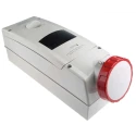 Scame Wall Mount Residual Current Device Rated At 63A 415V IP67 Red, 3P+N+PE ADVANCE 2 IP67
