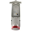 Scame Wall Mount Residual Current Device Rated At 63A 415V IP67 Red, 3P+N+PE ADVANCE 2 IP67