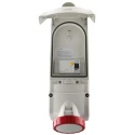 Scame Wall Mount Residual Current Device 32A 415V IP67 Yellow 3P+N+PE ADVANCE 2 