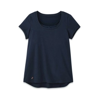 Parade Blue Polyester Short Sleeve T-Shirt Women XS 17OLDA**1792TXS