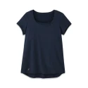 Parade Blue Polyester Short Sleeve T-Shirt Women Size 2XL Model 17OLDA**1792TXXL