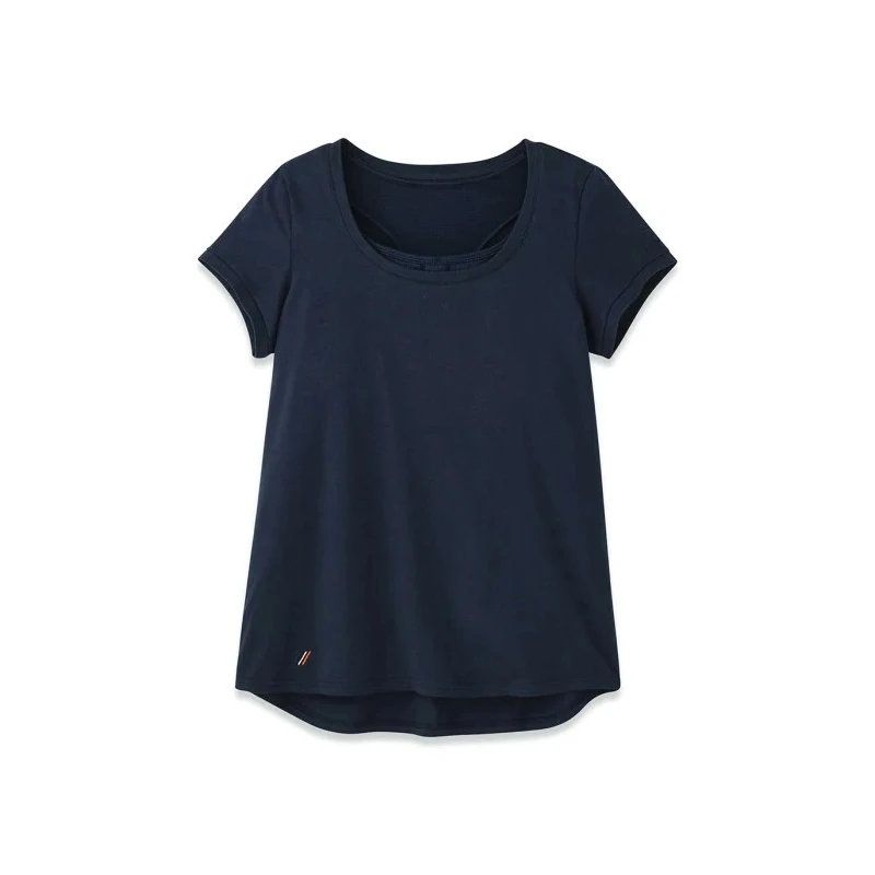Parade Blue Polyester Short Sleeve T-Shirt Women Size 2XL Model 17OLDA**1792TXXL