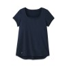 Parade Blue Polyester Short Sleeve T-Shirt Women Size 2XL Model 17OLDA**1792TXXL