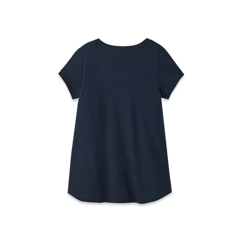 Parade Blue Polyester Short Sleeve T-Shirt Women Size 2XL Model 17OLDA**1792TXXL