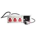 Scame Wall Mount Residual Current Device 3P+PE 16A 415V IP44 Block 3 IP44