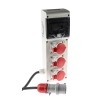 Scame Residual Current Device Block 3 IP44 Red Wall Mount 3P+N+PE 16A 415V IP44