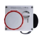 Scame Socket Switchable Industrial Interlock 3+N+E Pole IP67, IP66 Red Polymer Body Horizontal Earthing Position 6h 505.1687
