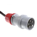 Scame Residual Current Device Block 3 IP44 Red Wall Mount 3P+N+PE 16A 415V IP44