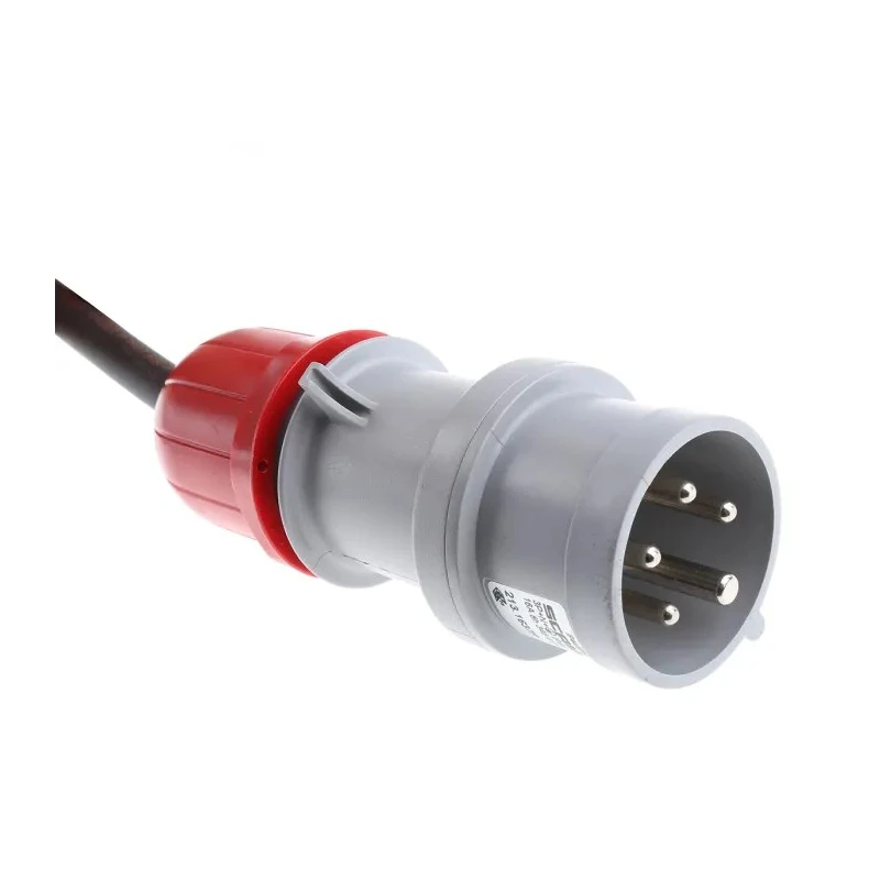 Scame Residual Current Device Block 3 IP44 Red Wall Mount 3P+N+PE 16A 415V IP44