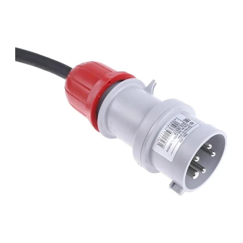 Scame Industrial Power Connector 16A 415V IP44 Red Surface Mount 3P+N+PE DOMINO IP66 IP44