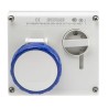 MENNEKES Socket Switchable Industrial Interlock IP66 IP67 2+E Earthing Position 6h Right Angle 16A 250V 505.1683