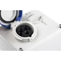 MENNEKES Socket Switchable Industrial Interlock IP66 IP67 2+E Earthing Position 6h Right Angle 16A 250V 505.1683