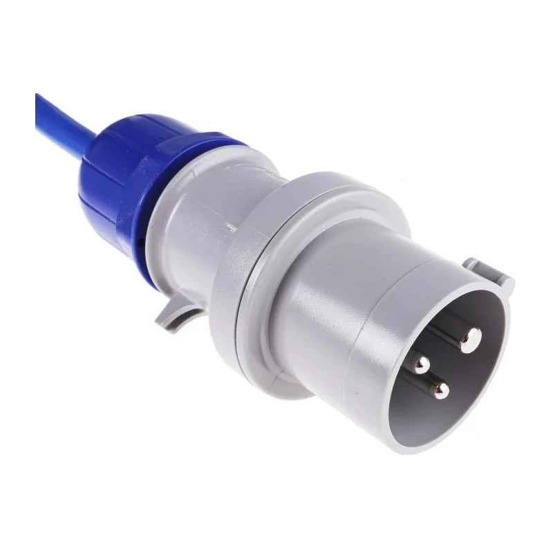 Scame Block 3 IP44 Red Wall Mount 2P+PE Residual Current Device 16A 230V IP44