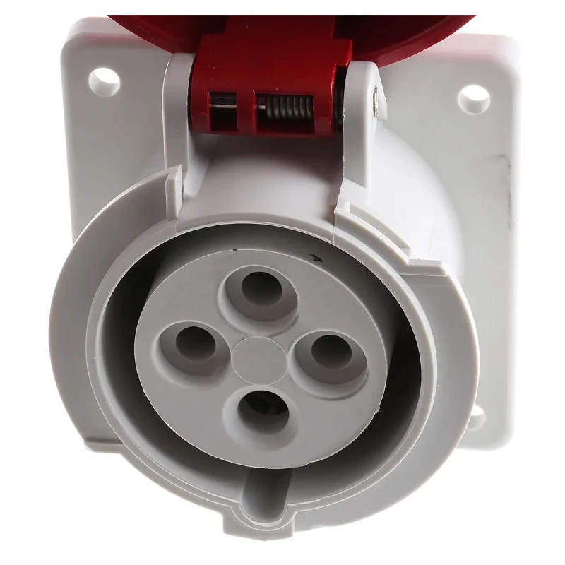 Scame Industrial Power Socket 2P+PE, Rated At 16A 415V IP67, Plastic Material Optima IP67