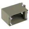 EDAC Heavy Duty Power Connector Hood Metal Cover for 516 Series Connectors 516-230-512