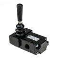 Parker Lever Pneumatic Manual Control Valve B53 Series G 1/4 Inch Thread, 3/2 Port, Die Cast Zinc Body, 10 Bar Max B53003LT