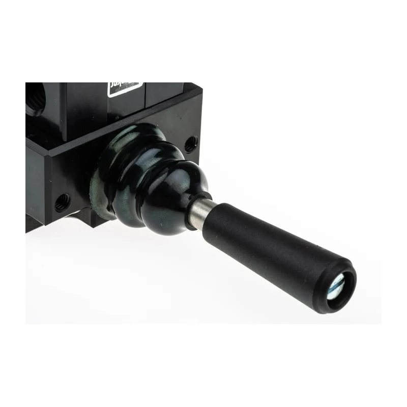 Parker Lever Pneumatic Manual Control Valve B53 Series G 1/4 Inch Thread, 3/2 Port, Die Cast Zinc Body, 10 Bar Max B53003LT