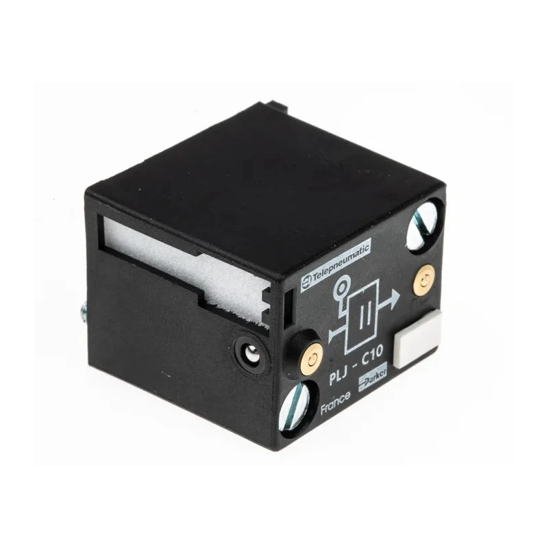 Parker PLJ series 8 bar Pneumatic Logic Controller with Memory Relay, Threshold, Inhibit, Input, NOT, Amplifier Relay PLJ-C10