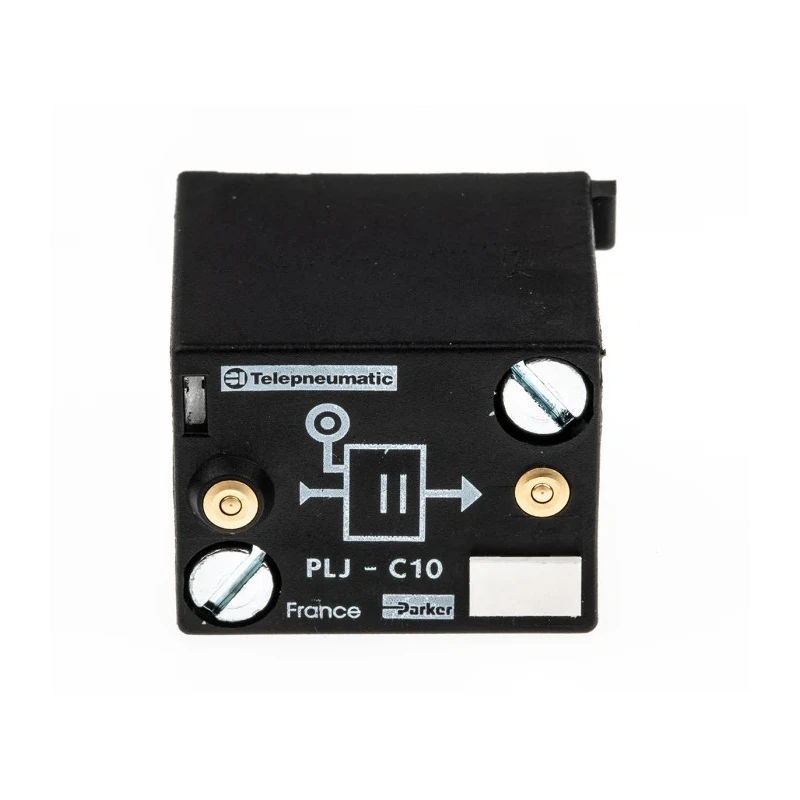 Parker PLJ series 8 bar Pneumatic Logic Controller with Memory Relay, Threshold, Inhibit, Input, NOT, Amplifier Relay PLJ-C10