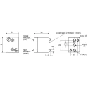 Parker PLJ series 8 bar Pneumatic Logic Controller with Memory Relay, Threshold, Inhibit, Input, NOT, Amplifier Relay PLJ-C10