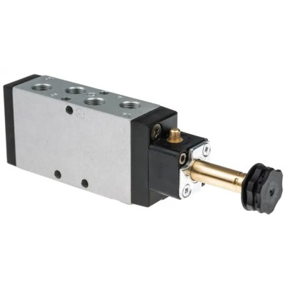 Parker Pneumatic Solenoid Valve 5/2 Solenoid/Spring G 1/8 Port 24V P2LAX