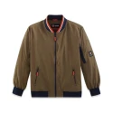 Parade Khaki Abrasion Resistant Tear Resistant Bomber Jacket, Size M, Nylon Outer, Polyester Lining 17OTTAWA1478TM