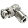 Telegartner BNC Series Coaxial Connector Cable Male BNC 50 Ω Right Angle Body Clamp J01000A0073