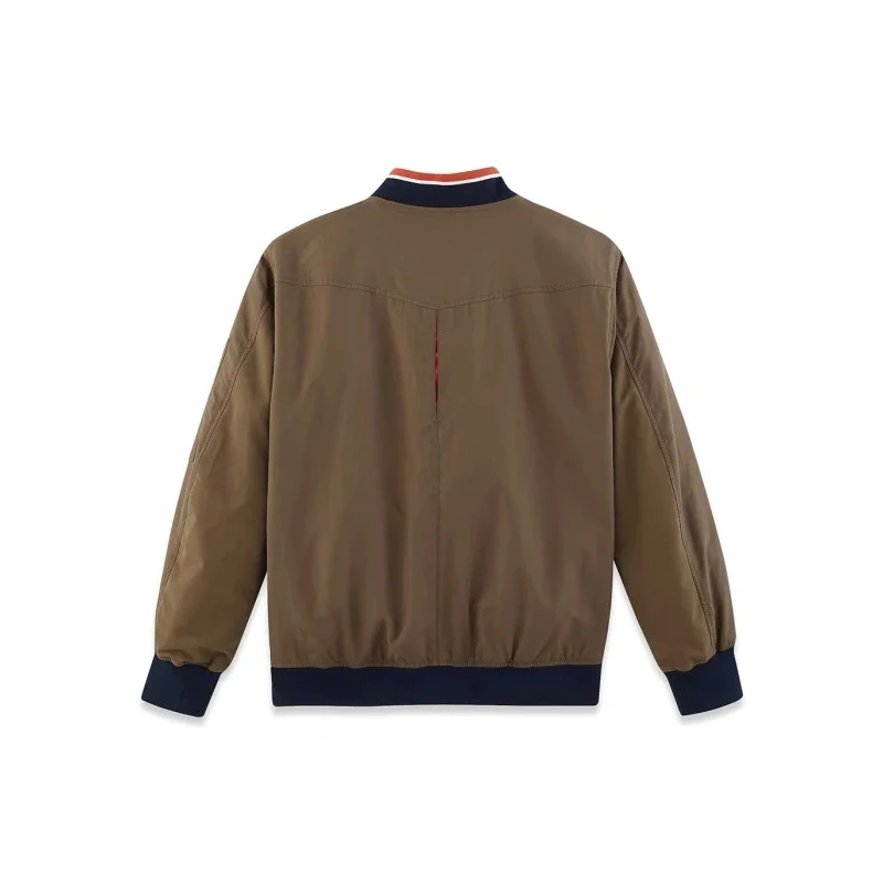 Parade Lightweight Khaki Nylon Bomber Jacket Zipper Series OTTAWA Size S 17OTTAWA1478TS