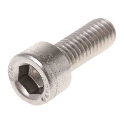 RS PRO Plain Stainless Steel Hex Socket Cap Screw M16 x 60 mm A2 Stainless Steel DIN 912 193-3466