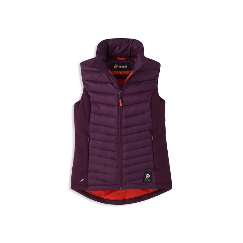 Parade OGNA Purple Water Repellent Unisex Gilet Size L with Zipper Closure 17OGNA**1783TL