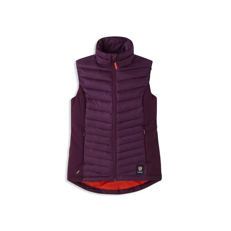 Parade OGNA Purple Water Repellent Unisex Gilet Size L with Zipper Closure 17OGNA**1783TL